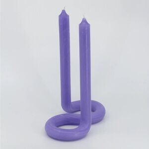 Lex Pott Purple Twisted Candles